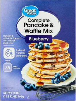 GREAT VALUE Complete Pancake & Waffle Mix 'Blueberry' Backmischung 793 gr